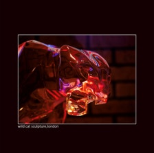 wild cat sculpture,london